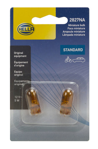 Hella Bulb 2827Na 12V 5W W21X95D Namber (2) - 2827NATB