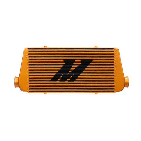 Mishimoto Universal Gold R Line Intercooler Overall Size: 31x12x4 Core Size: 24x12x4 Inlet / Outlet - MMINT-URG