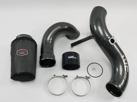 Wehrli 04.5-05 Chevrolet 6.6L LLY Duramax 4in Intake Kit Stage 2 - WCFab Grey - WCF100637-GRY