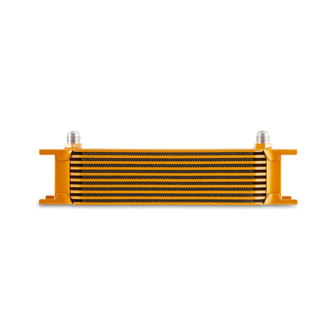 Mishimoto Universal -8AN 10 Row Oil Cooler - Gold - MMOC-10-8GD