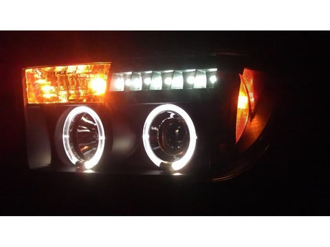 Spyder Toyota Tundra 07-133 Projector Headlights LED Halo LED Blk PRO-YD-TTU07-HL-BK - 5012029