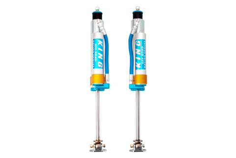 King Shocks 84-00 Jeep Cherokee xJ Front 2.5 Dia Piggy Hose Res Shock for 3-4in Lift (Pair) - 25001-311