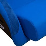 NRG FRP Bucket Seat (Blue Cloth) - Large - FRP-300BL