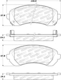 StopTech Street Brake Pads - 308.08440