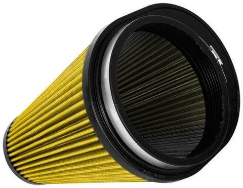 Airaid Universal Air Filter -Cone 6in FLG x 9-1/2x7-1/2in B x 6-3/8x3-3/4inTx 9-1/2in H - Synthaflow - 724-127