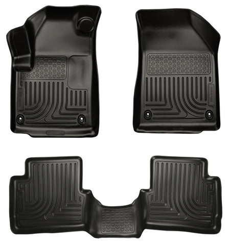 Husky Liners 2013 Dodge Dart WeatherBeater Black Front & 2nd Seat Floor Liners - 99021