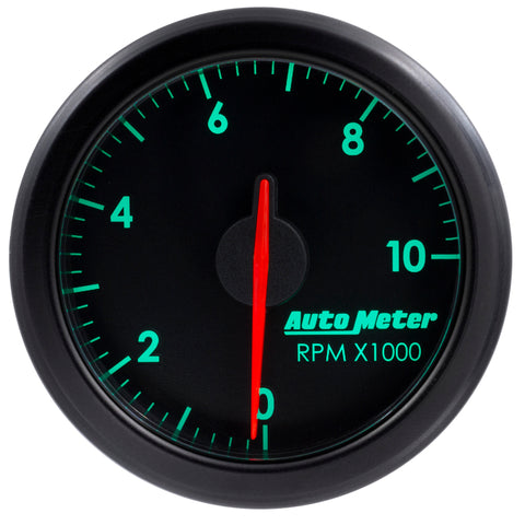 Autometer Airdrive 2-1/6in Tachometer Gauge 0-10K RMP - Black - 9197-T