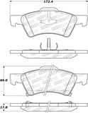 StopTech Street Select Brake Pads - 305.08570