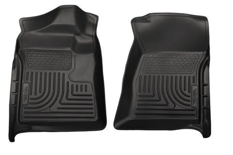 Husky Liners 2012.5 Ford SuperDuty/F-250/F-350 Regular Cab WeatherBeater Black Floor Liners - 18721