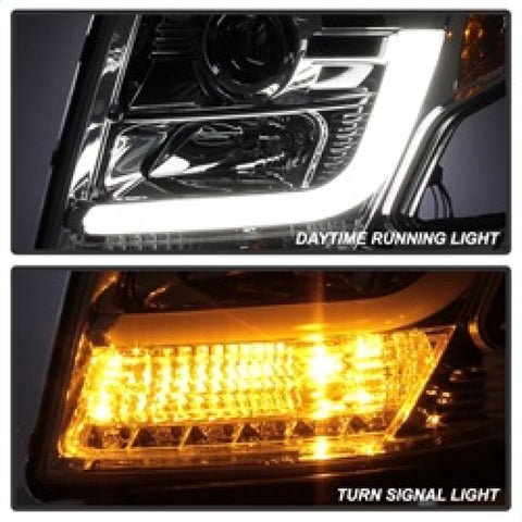 Spyder Chevy Tahoe / Suburban 2015 -2016 Projector Headlights - DRL LED - Chrome PRO-YD-CTA15-DRL-C - 5082534