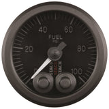 Autometer Stack Instruments Pro Control 52mm 0-100 PSI Fuel Pressure Gauge - Black (1/8in NPTF Male) - ST3506