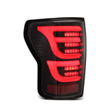 AlphaRex 07-13 Toyota Tundra LUXX-Series LED Tail Lights Alpha-Black - 670040