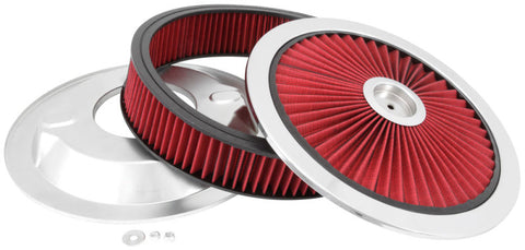 Spectre ExtraFlow HPR Air Cleaner Assembly 14in. x 3in. - Red - 47623