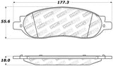 StopTech Sport Brake Pads w/Shims and Hardware - Rear - 309.10680