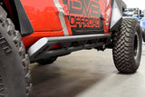 DV8 Offroad 2018+ Jeep Wrangler JL Tubular Rock Slider Step w/ Plated End Caps - SRJL-03