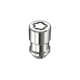 McGard Wheel Lock Nut Set - 4pk. (Cone Seat) 1/2-20 / 3/4 & 13/16 Dual Hex / 1.46in. Length - Chrome - 24130