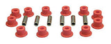 Prothane 68-71 International Scout 800 Spring & Shackle Bushings - Red - 9-1003