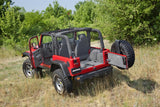 BedRug 97-06 Jeep TJ Front 3pc Floor Kit (w/Center Console) - Incl Heat Shields - BRTJ97F