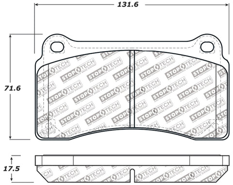 StopTech Performance Brake Pads - 309.13830