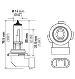 Hella H10 12V 65W Xen White Bulb (Pair) - H71071012