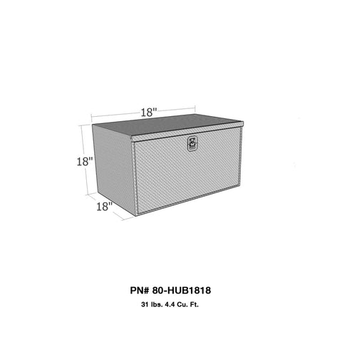 Westin/Brute HD Under Body 18in x 18in Drop Down Door - Aluminum - 80-HUB1818