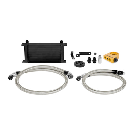 Mishimoto 08-14 Subaru WRX Thermostatic Oil Cooler Kit - Black - MMOC-WRX-08TBK