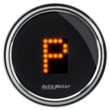 Autometer Designer 2-1/16in Chrome Domed Lens Black Dial PRNDL Gauge - 1460