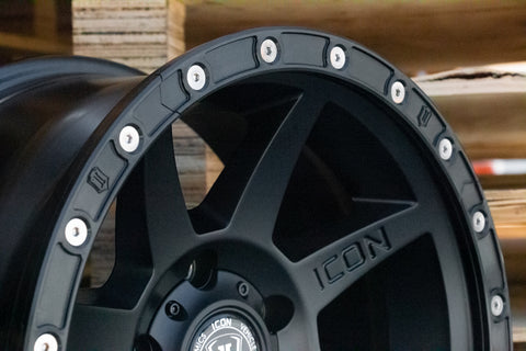 ICON 17in Compression/Alpha/Rebound Wheel Rock Ring Kit (20 Bolt) - 192050