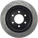 StopTech Slotted & Drilled Sport Brake Rotor - Right Rear - 127.65153R