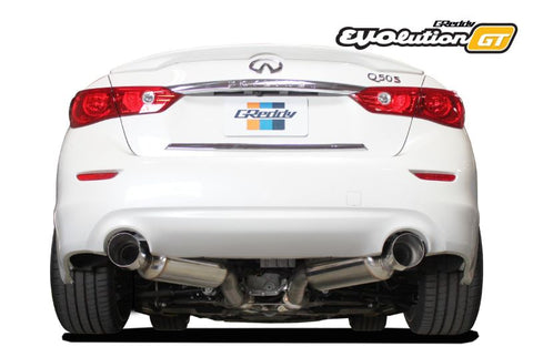 GReddy 16+ Infiniti Q50 Evolution (RWD ONLY) GT Cat-Back Exhaust - 10128306