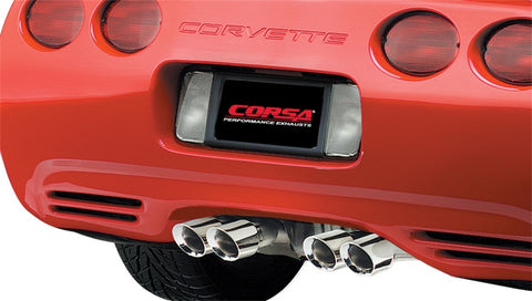 Corsa 97-04 Chevrolet Corvette C5 Z06 5.7L V8 Polished Xtreme Axle-Back Exhaust - 14132