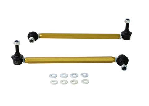 Whiteline 06/05+ Ford Focus LS / 05/09+ Mazda 3 BK Front Swaybar Link Kit H/Duty Adj Steel Ball - KLC151