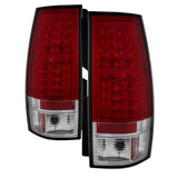 Spyder Chevy Suburban/GMC Yukon/Yukon Denali 07-14 LED Tail Lights Red Clear ALT-YD-CSUB07-LED-RC - 5002150