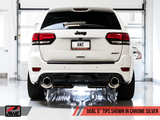 AWE Tuning 2020 Jeep Grand Cherokee SRT Touring Edition Exhaust - Chrome Silver Tips - 3015-32123