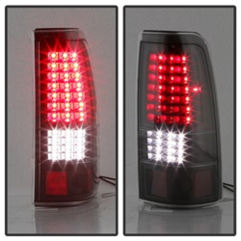 xTune 03-06 Chevrolet Silverado 1500 LED Tail Lights - Black (ALT-JH-CSIL03-LED-BK) - 9037634