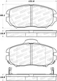 StopTech Street Brake Pads - 308.11250