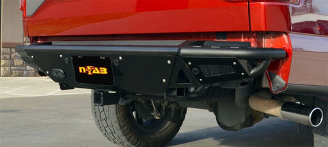 N-Fab RBS-H Rear Bumper 14-17 Chevy-GMC 1500 - Gloss Black - C14RBS-H