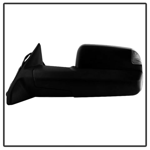 Xtune Dodge Ram 1500 09-12 Extendable Heated Adjust Mirror Black HoUSing Left MIR-DRAM09S-PWH-L - 9935596