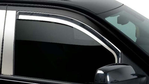 Putco 2021 Ford F-150 - Super Crew / Super Cab / Reg Cab Element Chrome Window Visors (Front Only) - 480026