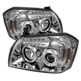 Spyder Dodge Magnum 05-07 Projector Headlights LED Halo LED Chrm (Not Included) PRO-YD-DMAG05-LED-C - 5009883