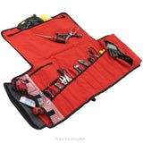 Go Rhino XVenture Gear Tool Roll Large (7x7in. Closed) 12oz Waxed Canvas - Black - XG1000-01