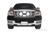 Putco 04-08 Ford F-150 (Honeycomb Grille) w/ Logo CutOut Flaming Inferno Stainless Steel Grille - 89142