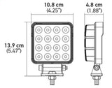 Hella ValueFit LED Work Lamps 4SQ 2.0 LED MV CR BP - 357106002