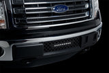 Putco 11-14 Ford F-150 - EcoBoost Bumper Grille Insert - Black SS Diamond w/ 10in Luminix Light Bar - 85182L