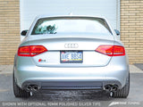 AWE Tuning Audi B8.5 S4 3.0T Track Edition Exhaust - Chrome Silver Tips (102mm) - 3020-42026