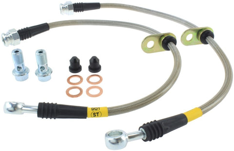 StopTech 97-01 Honda Prelude Stainless Steel Front Brake Lines - 950.40010