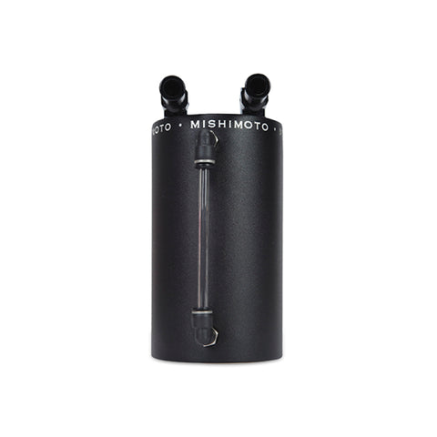 Mishimoto Large Aluminum Oil Catch Can - Wrinkle Black - MMOCC-LAWBK