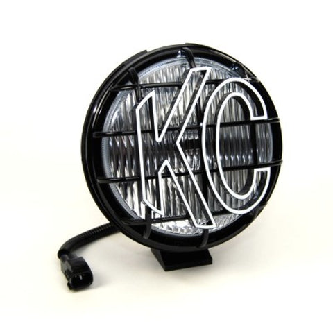 KC HiLiTES Apollo Pro 97-04 Jeep TJ Replacement 6in. Halogen Fog Light 55w (Single) - Black - 1134