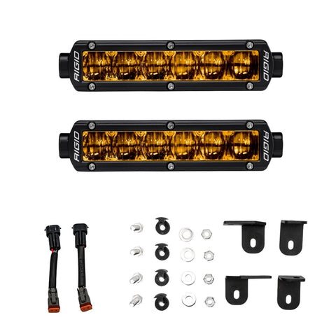 Rigid Industries 2022+ Toyota Tundra 6in SR-Series Selective Yellow Fog Light Kit - 37201