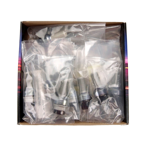McGard 5 Lug Hex Install Kit w/Locks (Radius Seat Bolt) M14X1.5 / 17mm Hex / 35.4mm Shank L. - Black - 68032BK